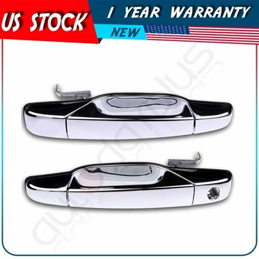 Chrome Front Right Passenger Exterior Door Handle For 1995-2004 Toyota Tacoma & 2004-2012 Hilux