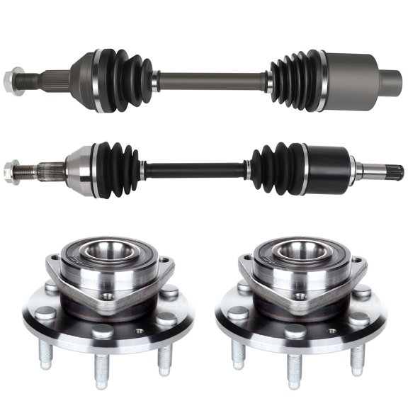 ECCPP Front Left Right Wheel Hub Bearing Assembly Fits For Buick Enclave 2008-2017 ,For Chevrolet Traverse 2009-2017 ,For GMC Acadia 2007-2016 ,For GMC Acadia Limited 2017 ,Fo 6lugs W/ABS 513277