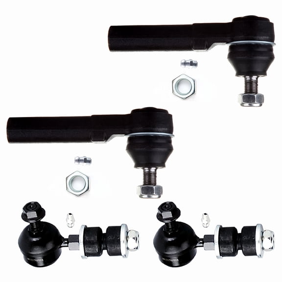 ECCPP Front Outer Tie Rod End Front Sway Bar End Link Fit 1993-2002 for Mercury Villager for Nissan Quest 4pcs ES3200RL K8643