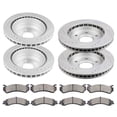 thumbnail image 1 of ECCPP Front Rear Brake Disc Rotors Ceramic Pads For Chevrolet Avalanche 1500 2003 2004 2005 2006, 1 of 5