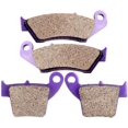 thumbnail image 1 of ECCPP Front Rear Carbon Fiber Brake Pads Fits 2002-2011 CRF 250 R RA RB, CRF 250 X, CR 125 R, CR 250 R, CRF 450 R, CRF 450 R/RA, CRF 450 X, 1 of 4