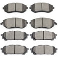thumbnail image 1 of ECCPP Front Rear Premium Ceramic Brake Pads Sets For 2005 2006 for Saab 9-2X,2004 2005 2006 2007 2008 for Subaru Forester,2003 2004 2005 2006 2007 for Subaru Impreza, 1 of 5
