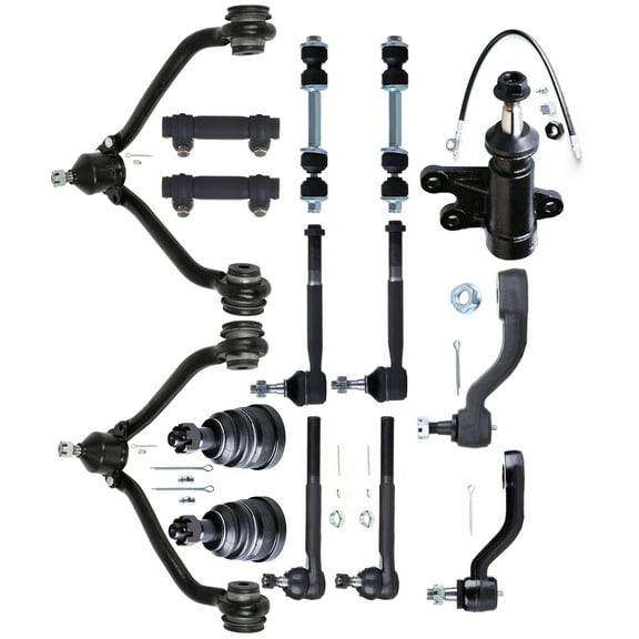 ECCPP Front Stabilizer Bar Link Tie Rod End Upper Control Arm And Ball Joint Replacement for 1995-1999 for Chevrolet for C1500 Suburban 1993-2000 for Chevrolet for C2500 ES2836RL