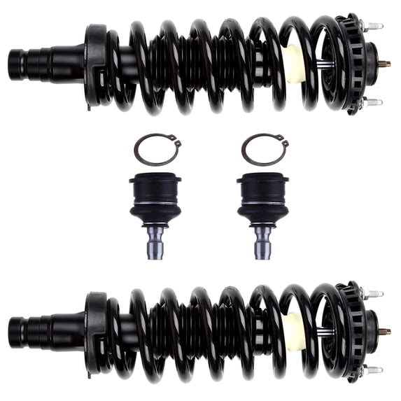 ECCPP Front Strut Spring Assembly Ball Joint Fits 2004-2007 for Buick Rainier 2004-2007 for Chevrolet Trailblazer replace for 171341 K6664