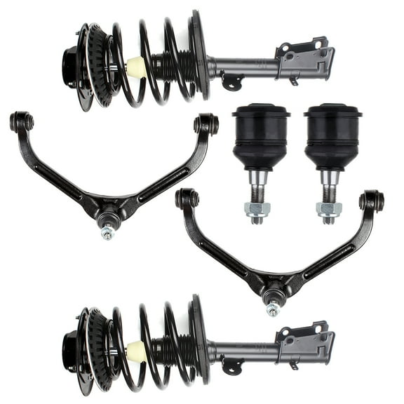 ECCPP Front Strut Spring Assembly, Control Arm and Ball Joint Assembly, Ball Joint Fit for 2002 2003 2004 for Jeep Liberty Set of 6