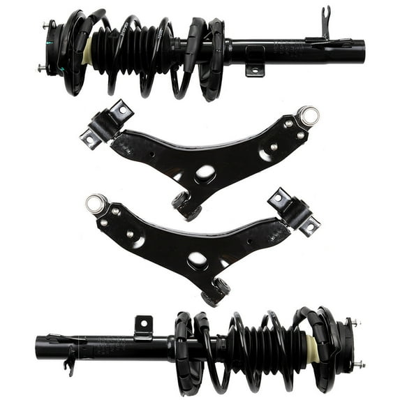 ECCPP Front Strut Spring Assembly, Control Arm and Ball Joint Assembly Fit for 2000 2001 2002 2003 2004 for Ford Focus Set of 4
