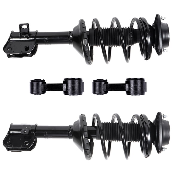 ECCPP Front Strut Spring Assembly Stabilizer Bar Link Fits 1998-2002 Forester replace for 171412 171413 K80693