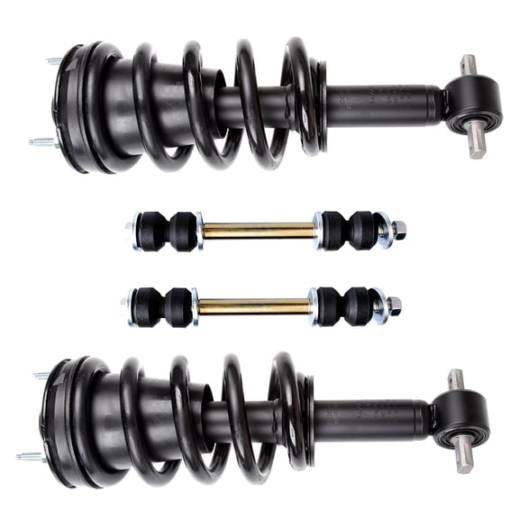 ECCPP Front Strut Spring Assembly, Stabilizer Bar Link Kit Fit for 2007-2013 for Chevrolet Silverado 1500 2008-2013 for GMC Sierra 1500 SL Set of 4