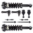 thumbnail image 1 of ECCPP Front Strut Spring Assembly, Stabilizer Bar Link, Tie Rod End Fit for 2005 for Ford F-150, 2006 2007 2008 for Lincoln Mark LT Set of 8, 1 of 5