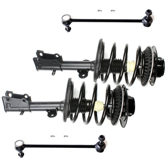 ECCPP Front Strut Spring Assembly Stabilizer Sway Bar End Link Kit for 2001 2002 2003 2004 2005 2006 2007 for Dodge Caravan,for Dodge Grand Caravan,Set of 4