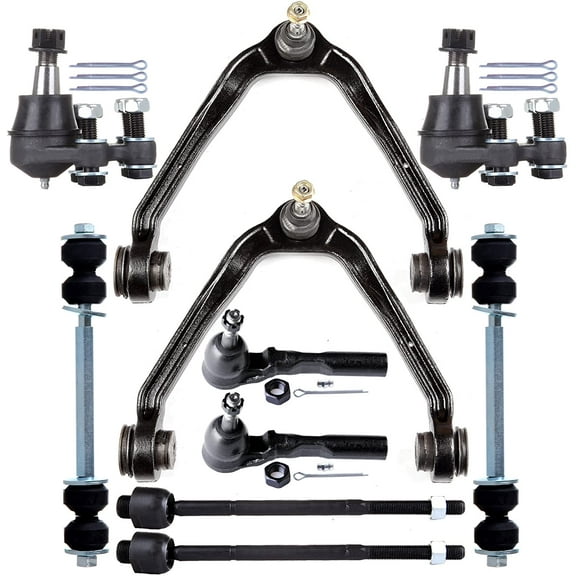 ECCPP Front Sway Bar End Link Inner Tie Rod End Lower Ball Joint Outer Tie Rod End Upper Control Arm And Ball Joint 1999-2006 for Chevrolet Silverado 1500 1999-2006 for Gmc Sierra 1500 10pcs