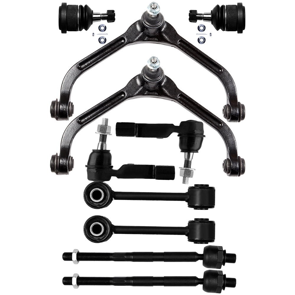 ECCPP Front Sway Bar End Link Inner Tie Rod End Lower Ball Joint Outer Tie Rod End Upper Control Arm And Ball Joint 2006-2007 for Jeep Liberty 10pcs K80767 ES3535 ES3536 K7391 K3198 EV800416