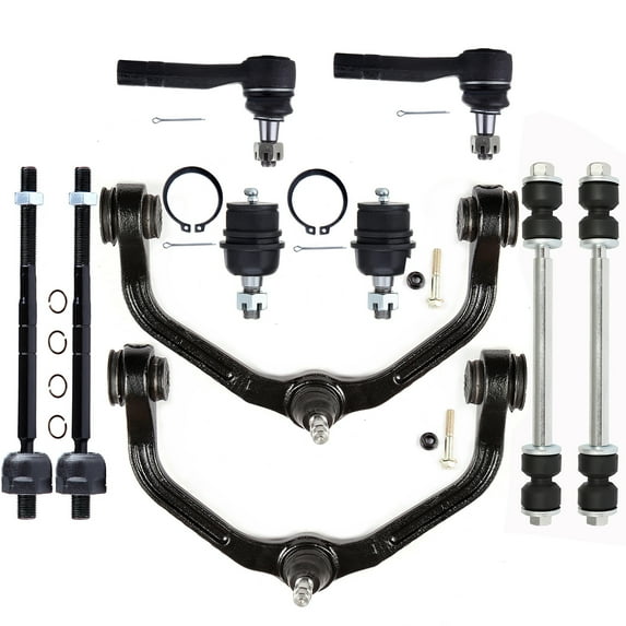 ECCPP Front Sway Bar End Link Inner Tie Rod End Lower Ball Joint Outer Tie Rod End Upper Control Arm And Ball Joint for Ford Ranger for Mazda B2300 B2500 B4000 10pcs