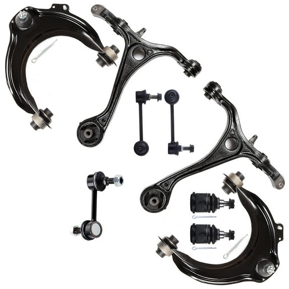 ECCPP Front Sway Bar End Link Lower Ball Joint Lower Control Arm Rear Sway Bar End Link Upper Control Arm And Ball Joint 2005-2007 for Accord 10pcs