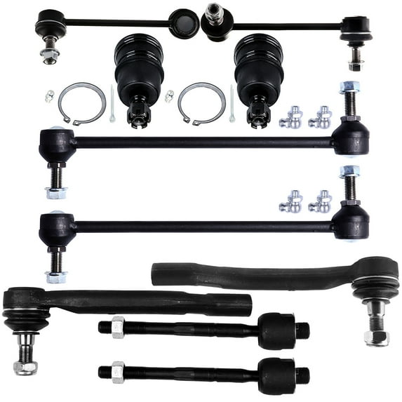ECCPP Front Sway Bar Link Inner Tie Rod End Lower Ball Joint Outer Tie Rod End Rear Sway Bar Link 2001-05 for Acura MDX 2003-05 for Honda Pilot 10pcs EV471 K80281 K90349 ES3717 ES3716 K90716 K90717