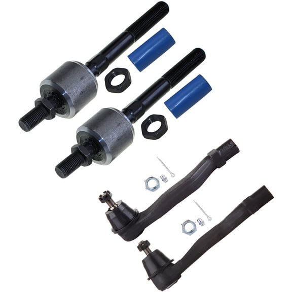ECCPP Front Tie Rod End Inner And Outer Fit 1988-1991 for Honda Civic CRX 4pcs EV217 ES3332R ES3331R