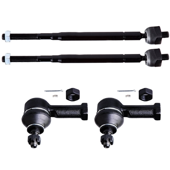 ECCPP Front Tie Rod End Inner And Outer Fit 1999-2005 for Chrysler Sebring for Dodge Stratus for Mitsubishi Eclipse Galant 4pcs EV457 ES2347RL