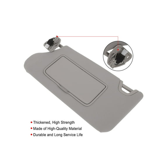 ECCPP Gray Car Sun Visor Left Driver Side Windshield Visor fit for 2013-2016 for Altima with Sunroof