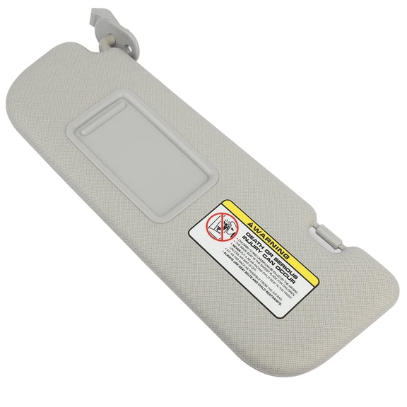 ECCPP Gray Car Sun Visor Left Driver Side Windshield Visor fit for for Elantra 2011-2015 without Sunroof