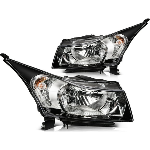 ECCPP Headlight Assembly for Chevrolet Cruze 2011,for Chevrolet Cruze 2012,for Chevrolet Cruze 2013,for Chevrolet Cruze 2014,for Chevrolet Cruze 2015 Driver and Passenger Side Headlamps