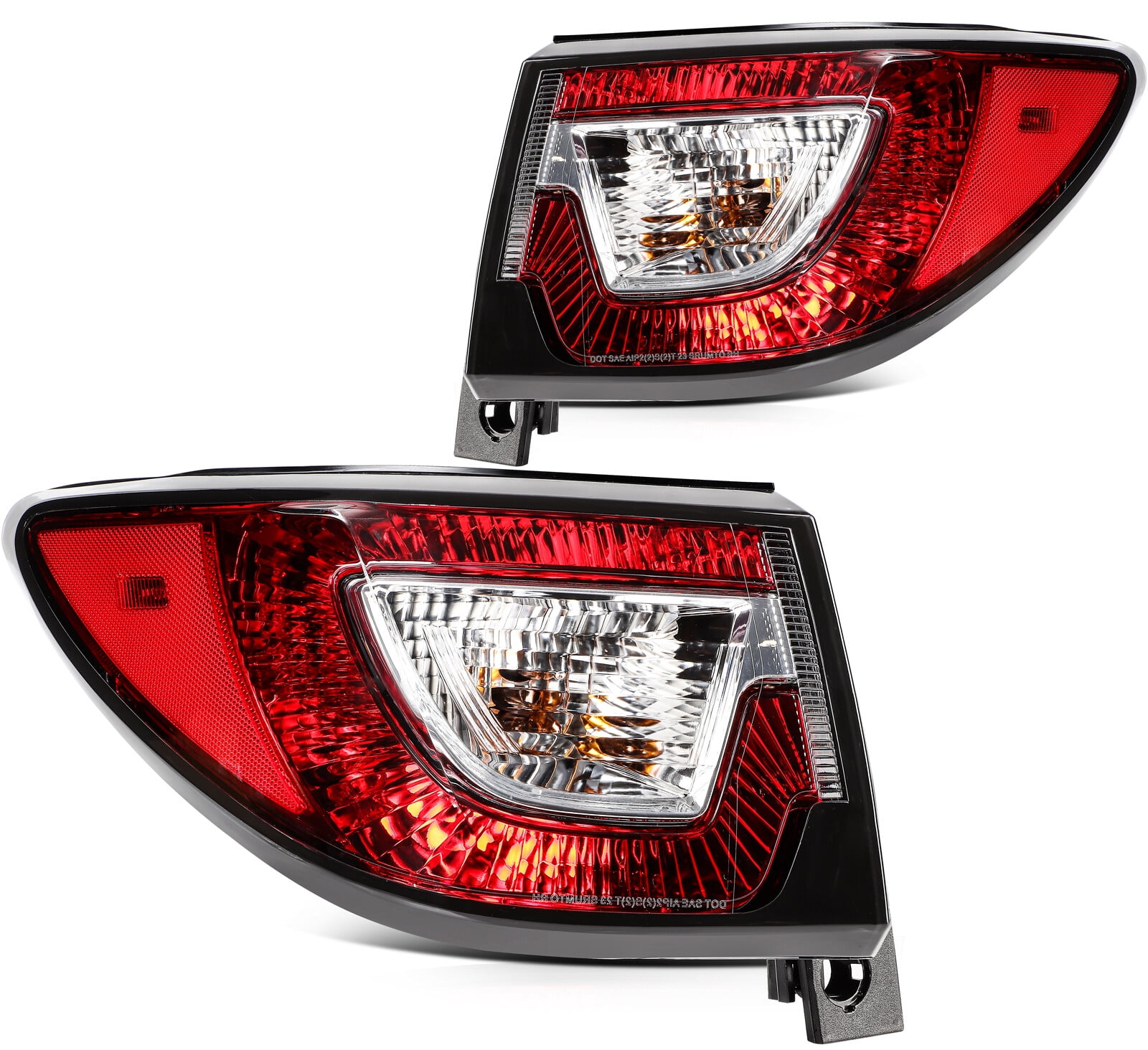 ECCPP Headlight Assembly Red Housing Clear Lens For Chevrolet for Traverse 2013 2014 2015 2016 2017