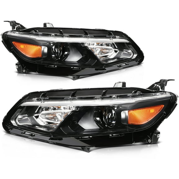 ECCPP Headlight Assembly for Chevrolet For Malibu 2016-2018 Driver and Passenger Side Headlamps