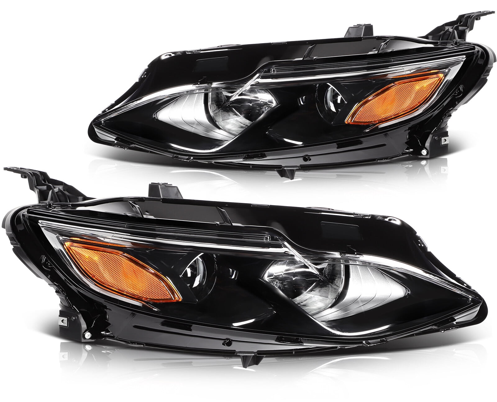 ECCPP Passenger Side Heated Power Mirror For 2011-2018 Dodge Durango - Chrome, Manual Fold, Right Side Replacement