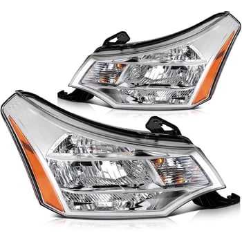 ECCPP Headlight Assembly  for Focus 2008-2011 Driver and Passenger Side Headlamps
