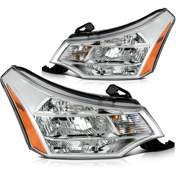 ECCPP Headlight Assembly for Ford For Focus 2008-2011 Driver and Passenger Side Headlamps