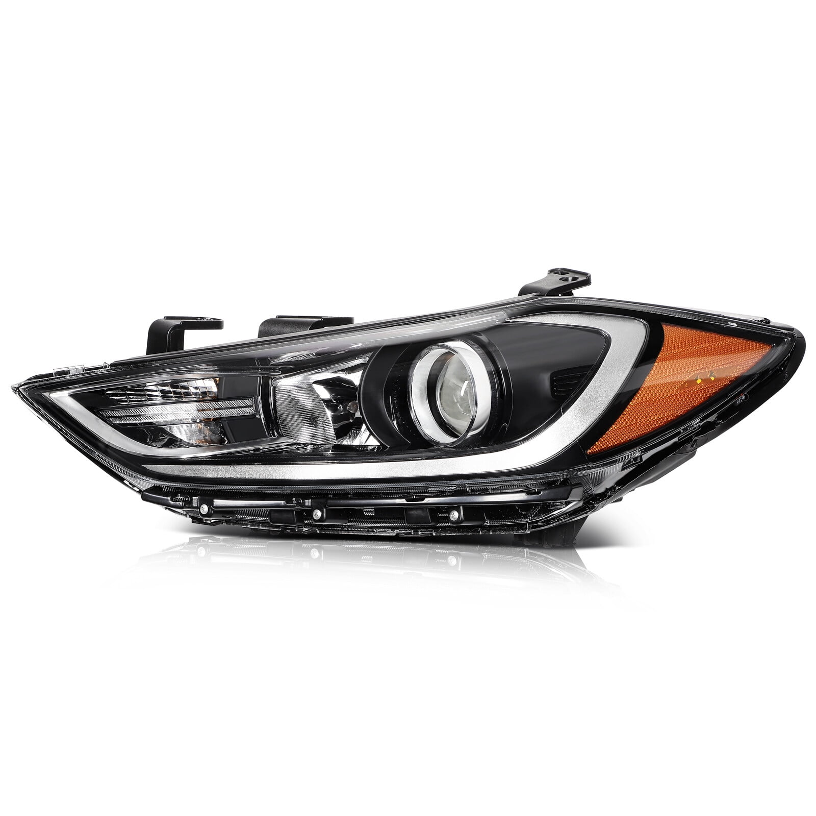 ECCPP Headlight Assembly for Hyundai Elantra 2017-2018 Driver Side ...