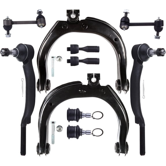 ECCPP Inner Outer Tie Rod End Sway Bar Link Control Arm And Ball Joint for Buick Rainier For Chevy Trailblazer/EXT for Gmc Envoy/XL/XUV for Isuzu Ascender for Oldsmobile Bravada