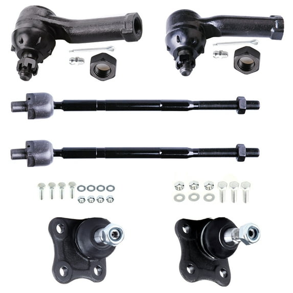 ECCPP Inner Tie Rod Ends Lower Ball Joints Outer Tie Rod Ends 1998 1999 2000 2001 2002 2003 2004 2005 2006 2007 2008 2009 2010 for Type 1 for Golf for Jetta