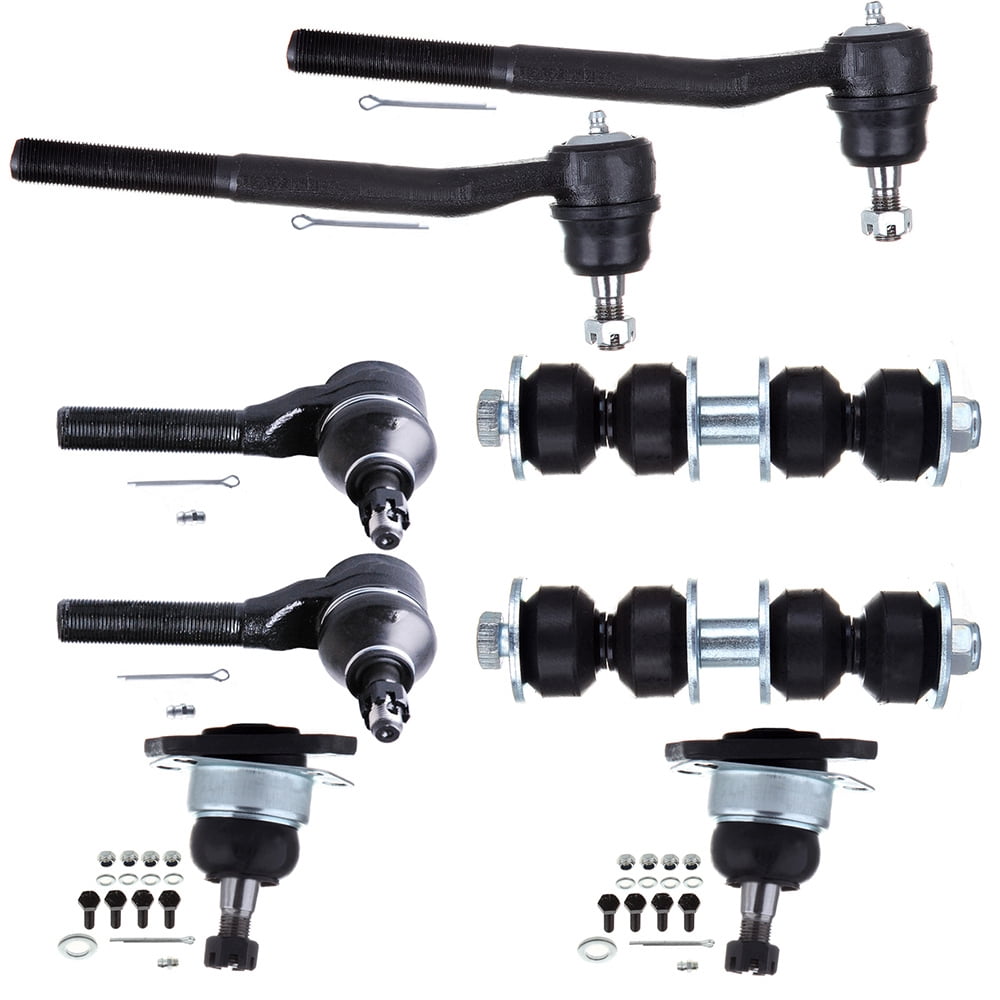 ECCPP Inner Tie Rod Ends Outer Tie Rod Ends Front Sway Bar End Links Upper Ball Joints for Chevrolet Blazer for Chevrolet S10 for GMC Jimmy for GMC Sonoma for Isuzu Hombre for Oldsmobile Bravada