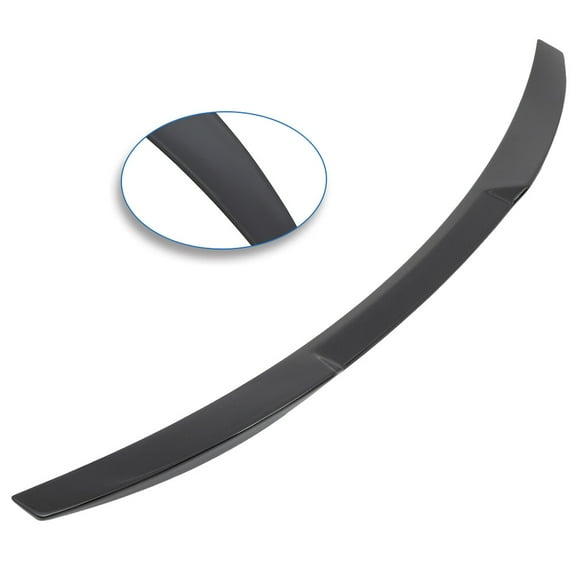 ECCPP JDM Style Rear Trunk Spoiler Wing ABS fit for 2020-2021 for Toyota Corolla Spoiler Wing Glossy Black Rear Trunk Lip Spoiler