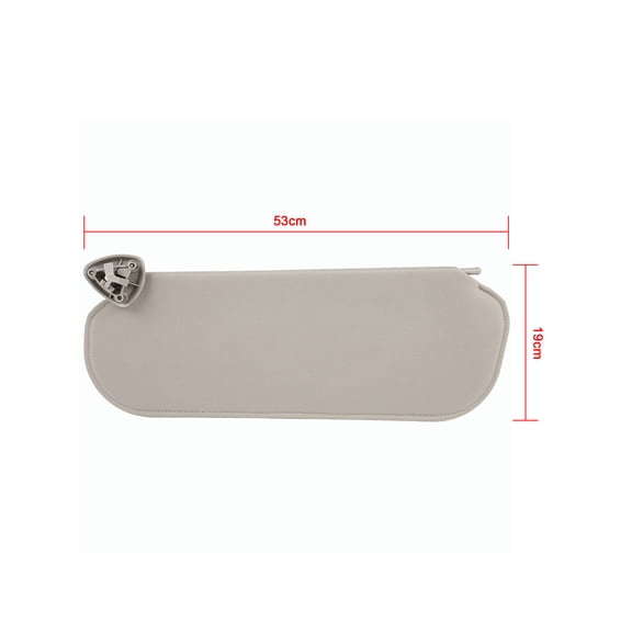 ECCPP Left Driver Side Sun Visor Assembly Without Sunroof Beigh Fits For 2003-2018 For GMC Savana 3500(84054688 84054695)