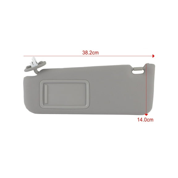 ECCPP Left Driver Side Sun Visor Assembly with Sunroof Gray Fit For Toyota Camry 2012-2017 (74320-33F50-B0)