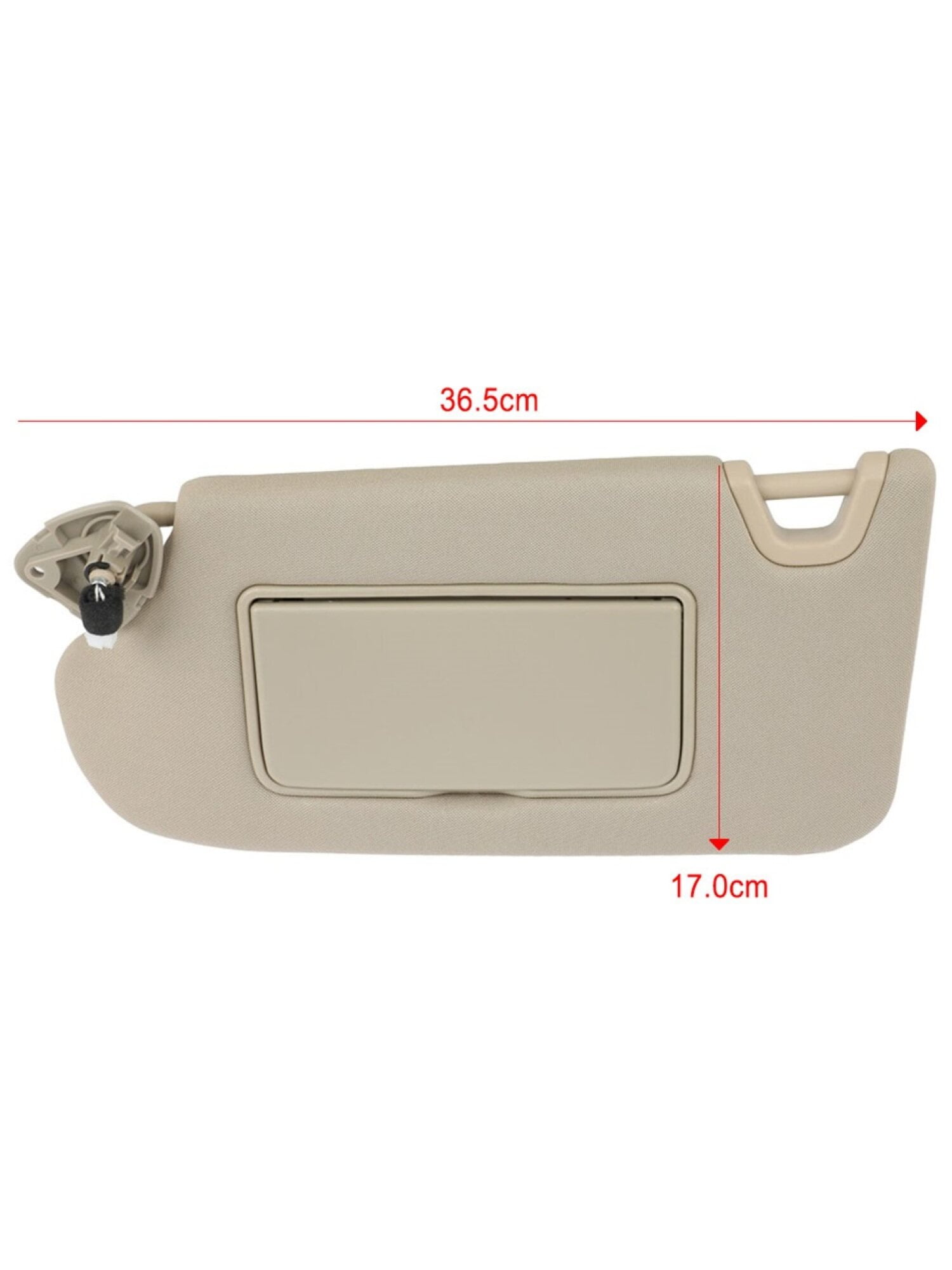 ECCPP Left Driver Side Sun Visor Assembly with Sunroof Tan Fits For