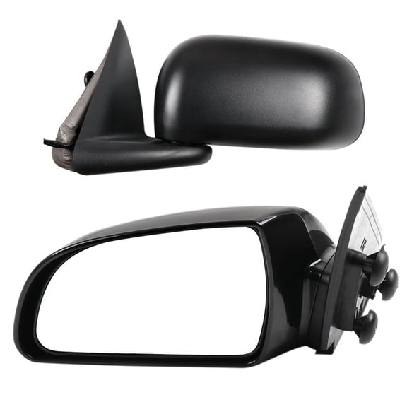 ECCPP Left and Right Side Mirrors Manual Folding Heated Fit for 2006-2010 For Hyundai Sonata HY1320149 HY1320148