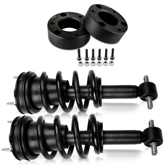 ECCPP Leveling Lift Kit Strut Spacers Struts Shock Absorbers Assembly for Chevy Silverado 1500 Raise Your Vehicle 3" Front Compatible with for Chevy Silverado 1500 4.3L 2007-2011