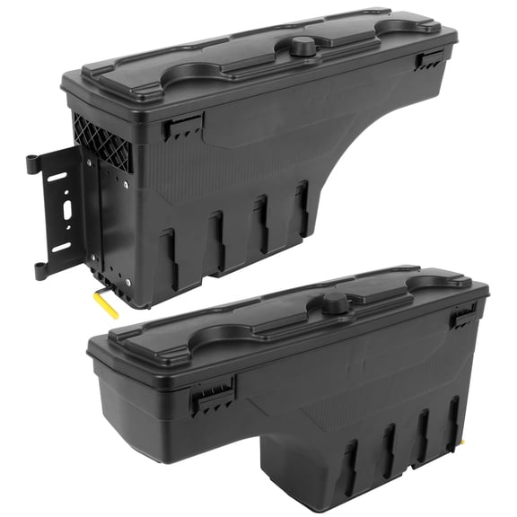 ECCPP Lockable Truck Bed Storage Tool Box Black for Ram for 1500 2019-2021