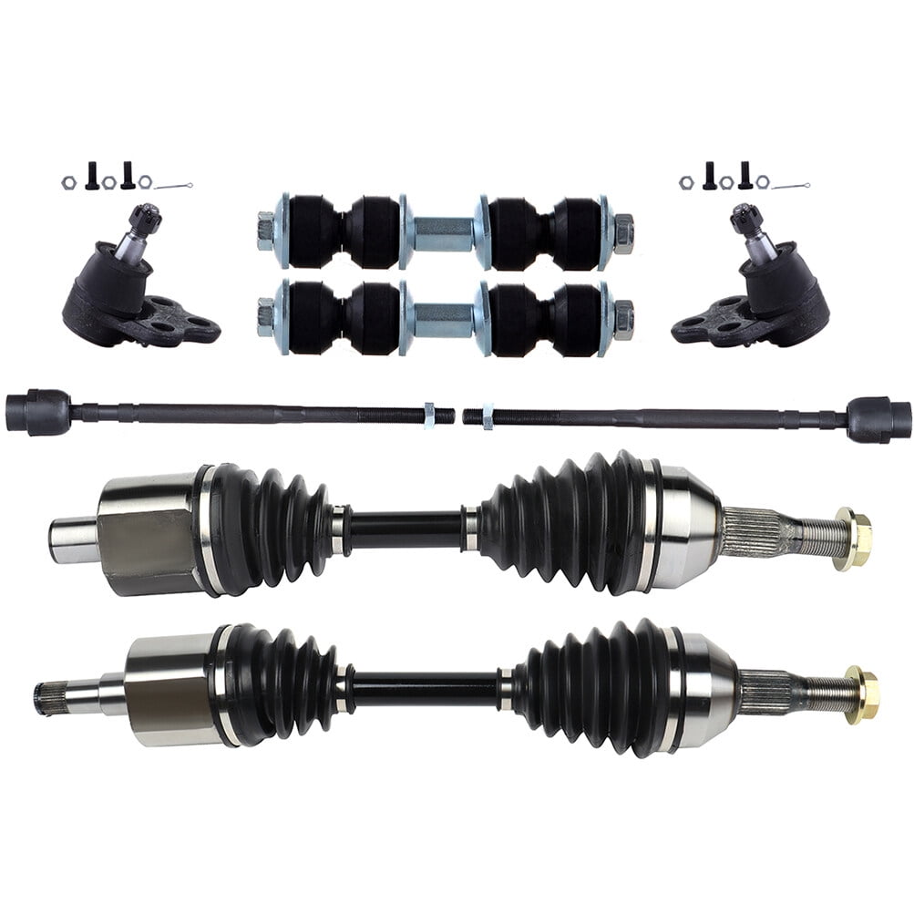 ECCPP Lower Ball Joint Inner Tie Rod End Sway Bar End Link CV Axle fit