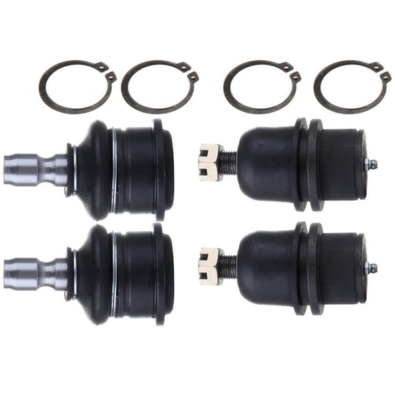 ECCPP Lower Ball Joint Upper Ball Joint for Buick Rainier for Chevrolet Trailblazer Trailblazer EXT for Gmc Envoy Envoy XL Envoy XUV for Isuzu Ascender for Oldsmobile Bravada for Saab 9-7x 4pcs