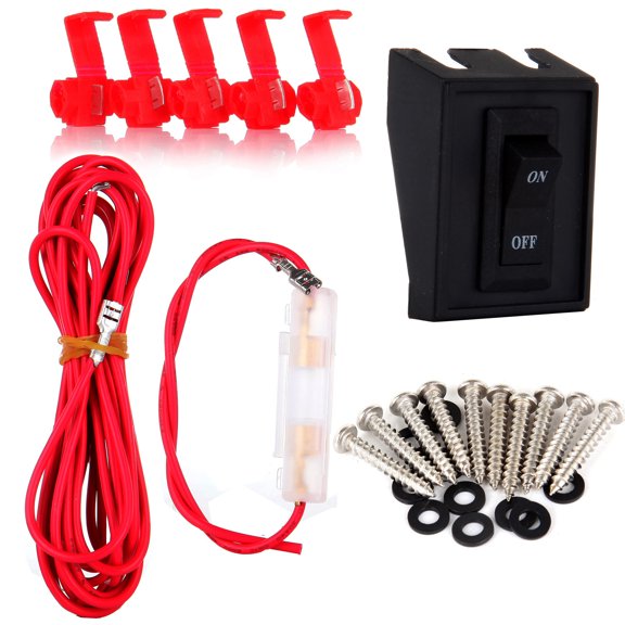 ECCPP Marker Light 1 Set WiringPCS SWITCH Assembly Fit For Cab mark Clearance Top Light Universal