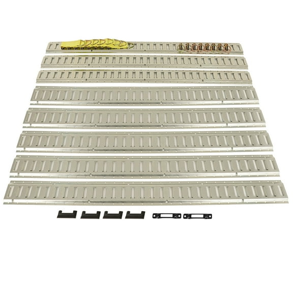 ECCPP NEW E Track Tie Down Rail Kit 34PCs 5 E Track Rails Enclosed Cargo Trailer