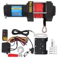 thumbnail image 1 of ECCPP NEW Electric Recovery Winch Towing 3500LBS Truck Trailer SUV Synthetic Rope Off Road, 1 of 5