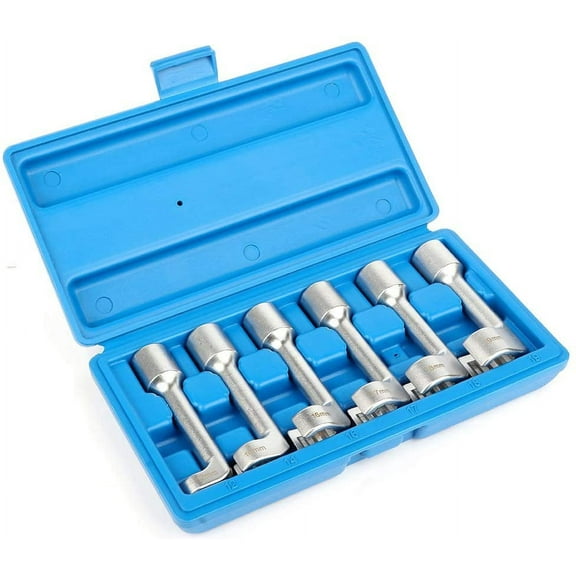 ECCPP New Diesel Injector Line Socket Wrench Set Fuel Line Dismantling Remover Removal Tool Repair Tool Replace for Most Diesel Engines