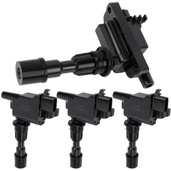 ECCPP Portable Spare Car Ignition Coils Compatible for Mazda Miata 1.8L 2001-2005 Replacement for UF408 for Travel, Transportation and Repair (Pack of 4)