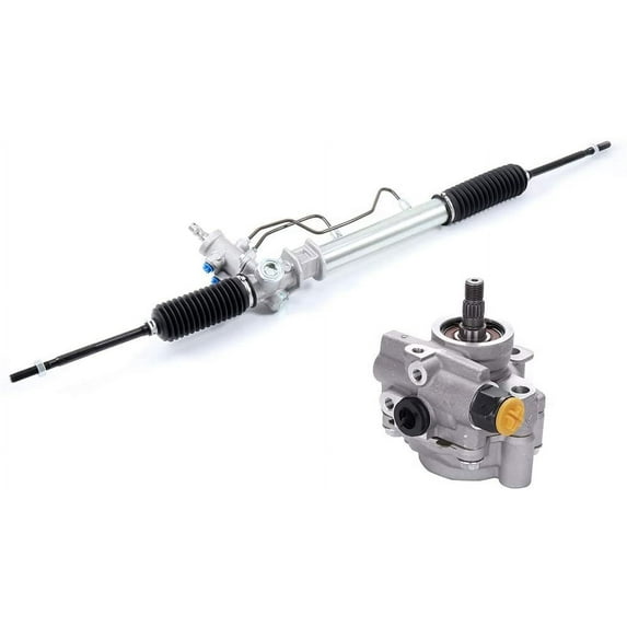 ECCPP Power Steering Pump & Steering Rack and Pinion Set Fit 1993-1997 for Geo Prizm 1.6L 1993-1997 for Geo Prizm 1.8L replace 21-5875 79-5123, 5216, 36-225216