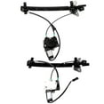 thumbnail image 1 of ECCPP Power Window Regulator Pair Set Front Side Replacement fit for 2000-2004 For Dodge Dakota 1998-2003 For Dodge For Durango with Motor Assembly 5066430AC 5066431AC, 1 of 5