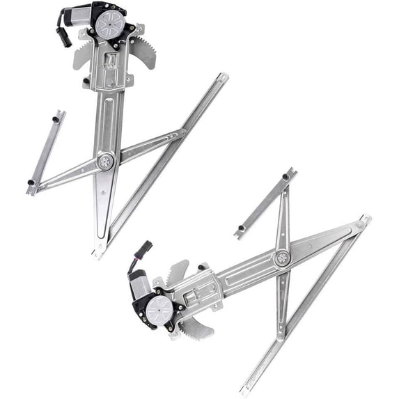 ECCPP Power Window Regulator Pair Set Front Side Replacement fit for 2007-2008 For Isuzu i-370 i-290 2004-2012 For chevy Colorado For GMC Canyon with Motor Assembly 15922914 15922915